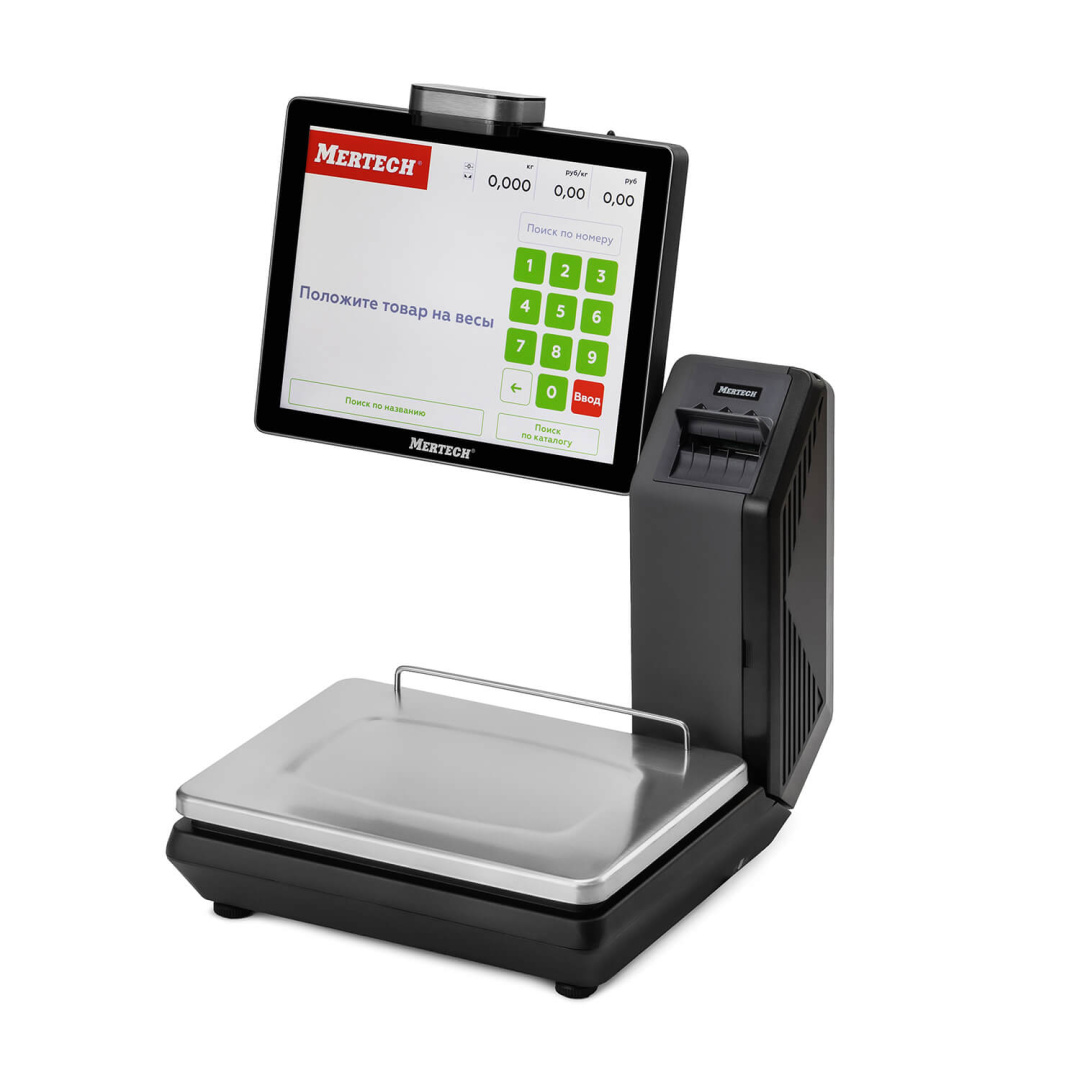 Весы с печатью этикеток M-ER 725 PM-32.5 (VISION-AI 15", USB, Ethernet, Wi-Fi)