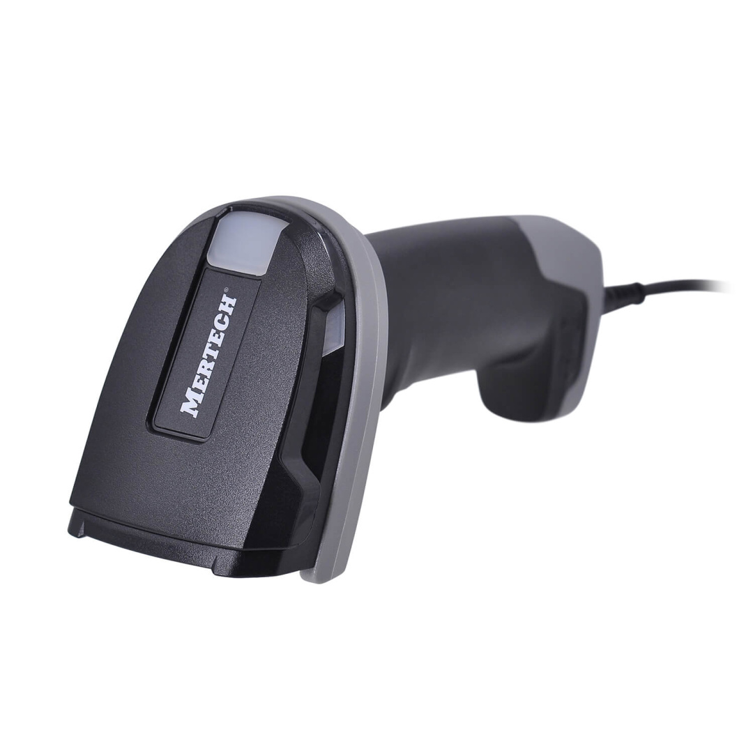 Проводной сканер штрих-кода MERTECH 2420 P2D USB, USB эмуляция RS232 black